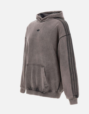 "Hoodie Premium Essentials Retro Washed" JD0245 BLACK ADIDAS 