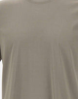 T-shirt in misto cotone e nylon DK17911 TORTORA DIKTAT 