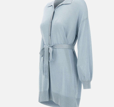 Maxi cardigan con cintura 197035 015 KANGRA 