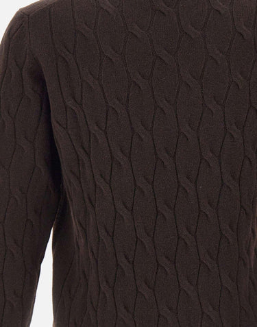 Maglia in cashmere e lana intrecciata GC3ML WC7T289 FILIPPO DE LAURENTIIS 