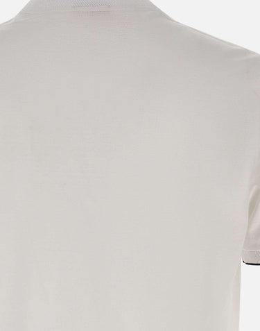 T-shirt in cotone con taschino 25411007 010 PAUL&SHARK 