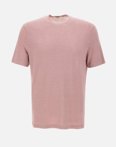 T-shirt in lino TSMC JERLINU411 FILIPPO DE LAURENTIIS 