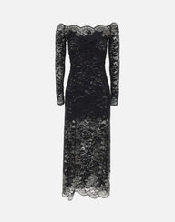 Abito in pizzo con micro borchie 25HJRO209PA0170 P001 RABANNE 