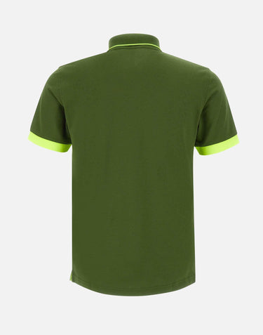 "Stripe Fluo polo" A35120 37 SUN68 