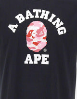 T-shirt "ABC Camo College" 001TEM301004M BKXPK BAPE 