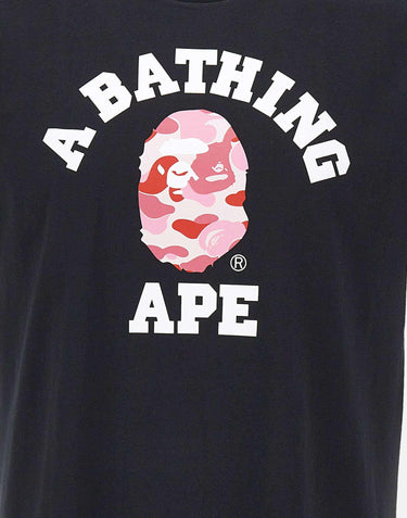 T-shirt "ABC Camo College" 001TEM301004M BKXPK BAPE 