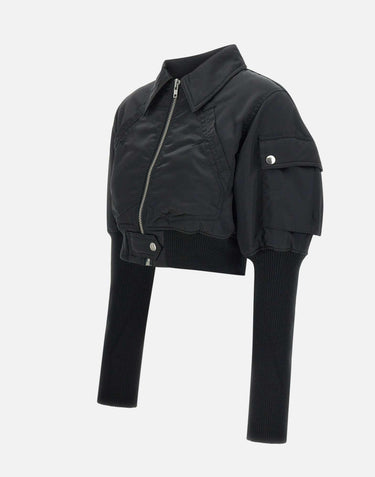 Giubbino in nylon lucido VAQ09J008 BLACK1 VAQUERA 