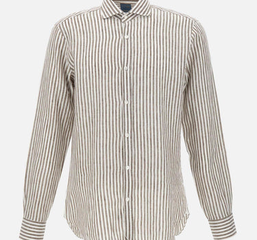Camicia  in  lino LFU02P0147066U 0006 BARBA 