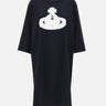 Abito "Halftone orb" in jersey di cotone organico 1G01000U J001MA401 VIVIENNE WESTWOOD 