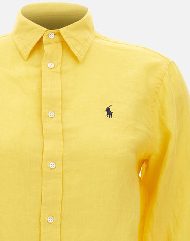 Camicia in lino 211970730 502 POLO RALPH LAUREN 