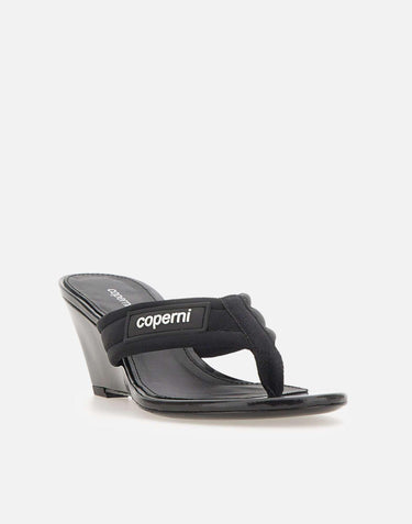 Sandali infradito con zeppa COPSH97F3070 BLK COPERNI 