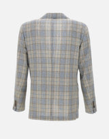 Blazer in lana e seta Q3799M 15C SANTANIELLO 