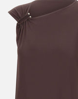 Blusa asimmetrica SP1MA007 6044 KAOS 