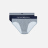Set due slip in cotone stretch EM000251 AF18885M9088 EMPORIO ARMANI 