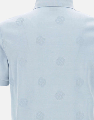Polo "C-Prout 109" in cotone mercerizzato 50532765 454 BOSS 