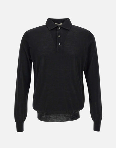 Polo in lana  royal merino PL1MLPAR RM16R990 FILIPPO DE LAURENTIIS 