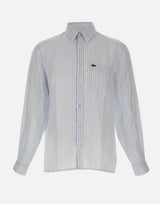 Camicia di lino a righe CH6985 29I LACOSTE 