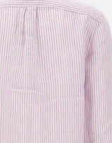 Camicia over in lino a righe 211A96158 006 POLO RALPH LAUREN 