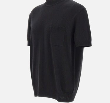 Maglia in seta a maniche corte A023F600 9000 PAOLO PECORA 
