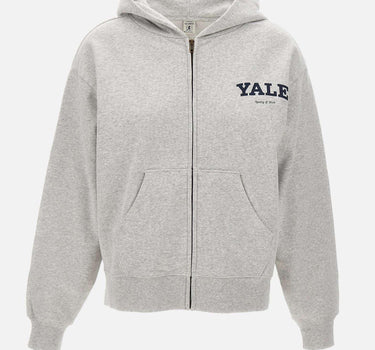Felpa con zip "Yale" ST088611678GY03 HEATHGRAY SPORTY & RICH 