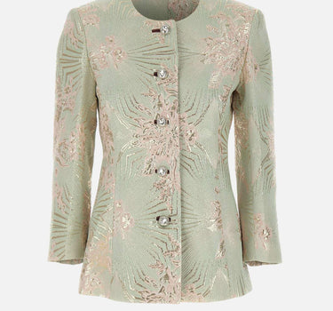 Giacca sartoriale jacquard WT002 LTGREEN JACQUES WEI 