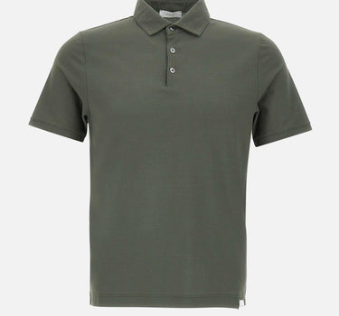 Polo in cotone Supima DK87102 MILITARE DIKTAT 