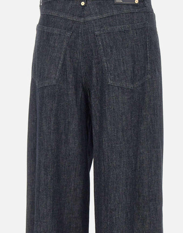Jeans dritti in denim di cotone 2619181041600 001 'S MAX MARA 