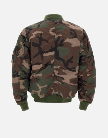 "MA-1 Base Flight Bomber Jacket" 756111C 408 ALPHA INDUSTRIES ULTRAVIOLET 
