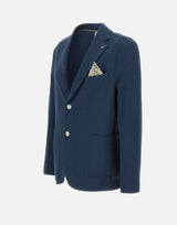 Blazer "Mick480" in cotone MICK480M T480BLU BOB 