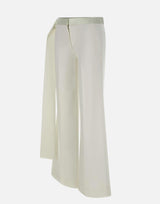 "Satin Waistband Trouser " 1125WTR006040A IVORY VICTORIA BECKHAM 