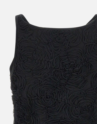 "Flower mesh Boatneck top" 113614 100 ROTATE BIRGER CHRISTENSEN 