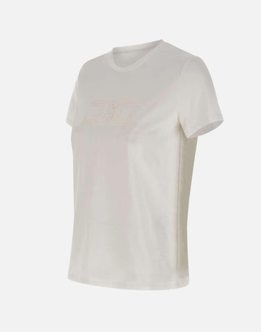 T-shirt in jersey di cotone MA00756E2 270 ELISABETTA FRANCHI 
