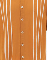 Camicia in maglia con intarsio a righe 59135 18066338 GRAN SASSO 