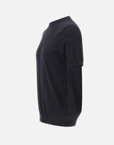Maglia in cotone a maniche corte DK17036 NERO DIKTAT 
