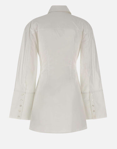 Abito camicia con arricciatura 115162 400 ROTATE BIRGER CHRISTENSEN 