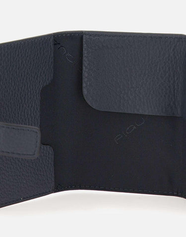 Porta carte di credito in pelle PP5649MOSR BLU PIQUADRO 
