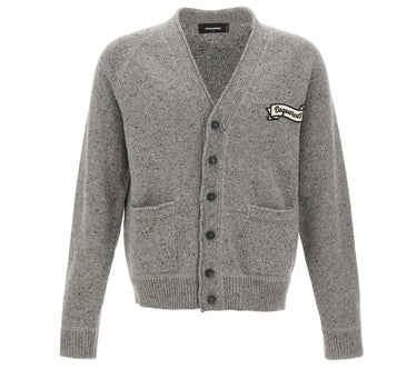 Cardigan Basic in misto lana S74HA1667 D13233860 DSQUARED2 
