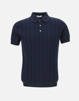 Polo in cotone a coste larghe DK17027 BLUNOTTE DIKTAT 