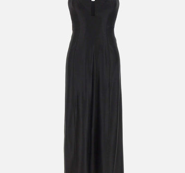 Abito midi con scollo strutturato 26EJR0308VI0267 P001 RABANNE 
