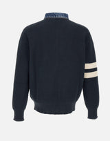 Denim mix D2 knit pullover S74HA1629 D13185962 DSQUARED2 
