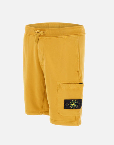 Bermuda in felpa di cotone biologico 6200011S0051 V0034 STONE ISLAND 