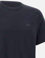 T-shirt in cotone slub-yarn con dettaglio logo 50508243 404 BOSS 