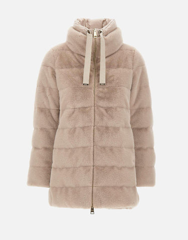 Piumino con pelliccia PI002123D 126301985 HERNO 