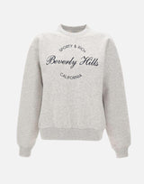 Felpa "Beverly Script Crewneck" ST09876257GY03 GRAY SPORTY & RICH 