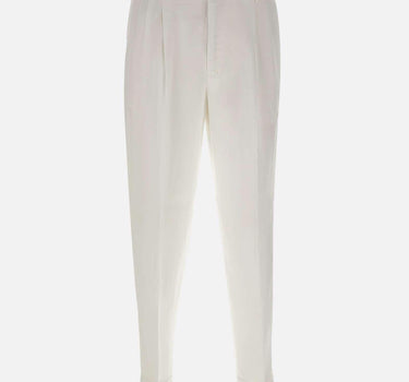 Pantaloni in misto cotone e lino COZTCLZB0CL1 SD61Y010 PT TORINO 