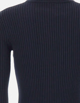 Maglia "Reedition Rib Knit" PERMPU022FI0001 NAVY COURREGES 
