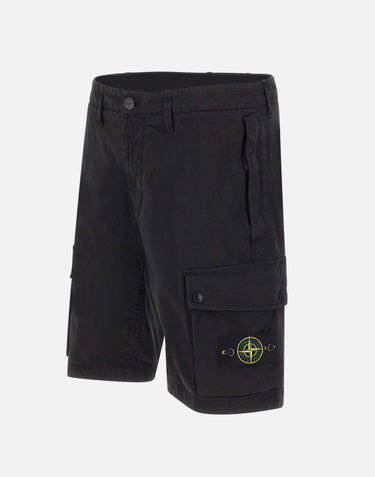 Bermuda in twill di cotone biologico stretch L100019S0A10 V0029 STONE ISLAND 
