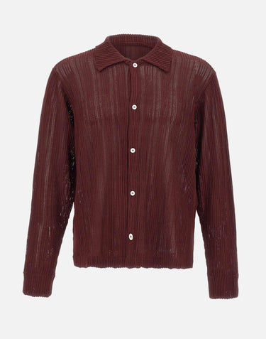 Camicia "Jacques" MSS25JACQUESMAR MAROON SEFR 