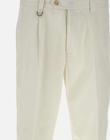 Pantaloni "Chino" in cotone e lyocell B123 51271102 PAOLO PECORA 