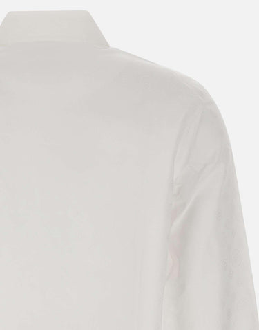 "Cotton monogram cropped shirt" WAW25SH217 01 CASABLANCA 